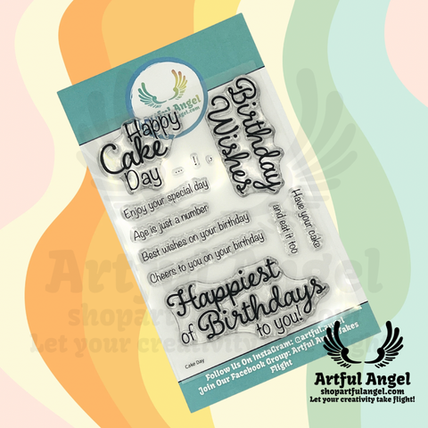 Artful Angel Cake Day