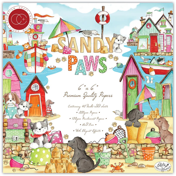 Craft Consortium Sandy Paws 6x6 Pad