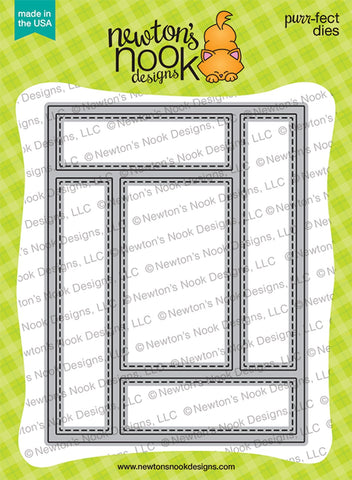 Newton's Nook A2 Card Layout Die