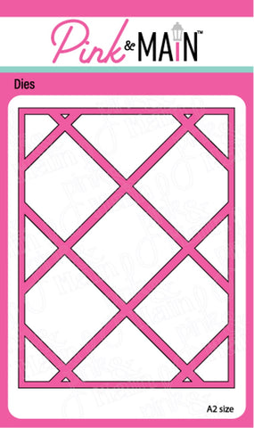 Pink & Main Plaid Cover Die Panel A