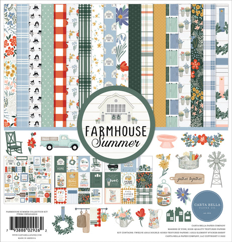 Echo Park Farmhouse Summer 12x12 Collection Kit