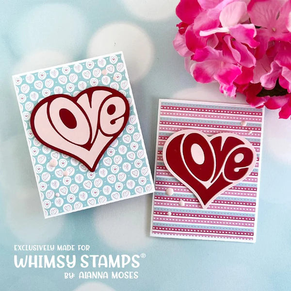 Whimsy Stamps Love Heart Die