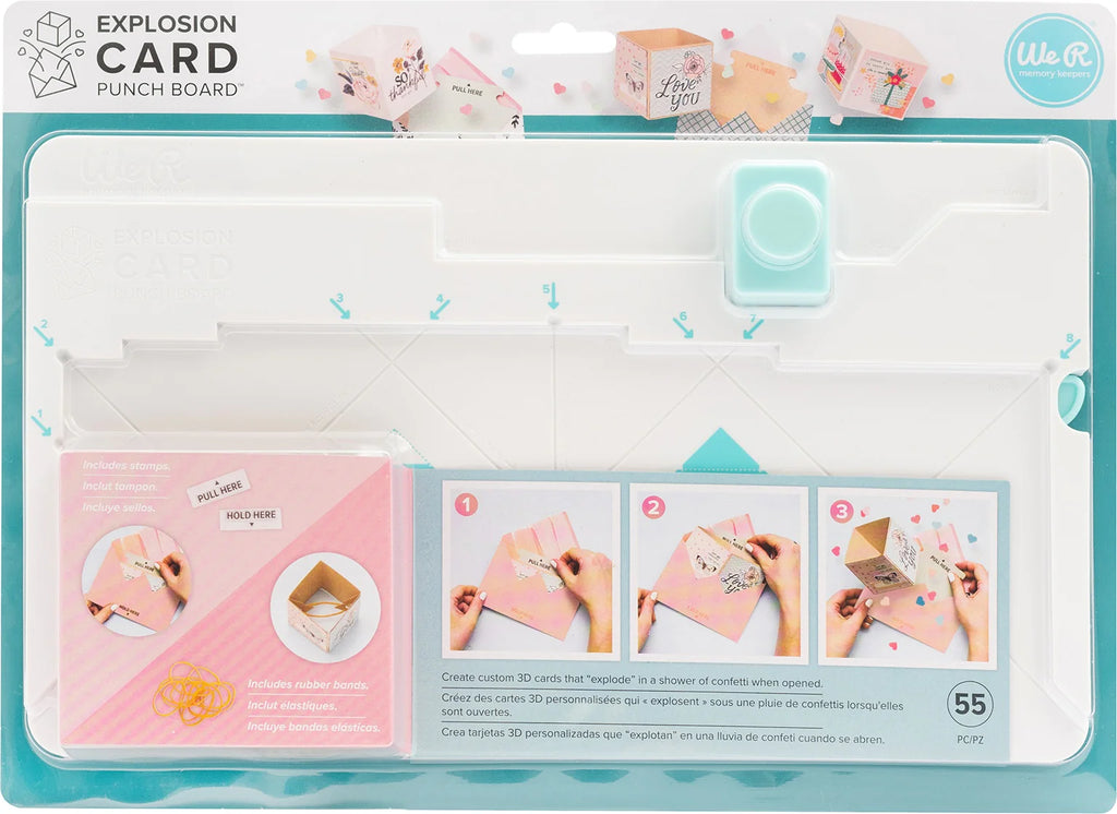 We R Memory Keepers Explosion Board - Outil Pour Créer Boîtes Explosion Scrapbooking