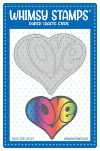Whimsy Stamps Love Heart Die