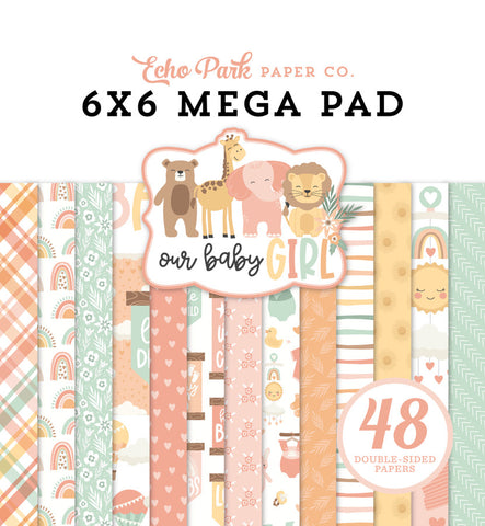 Echo Park Our Baby Girl Mega 6x6 Paper Pad