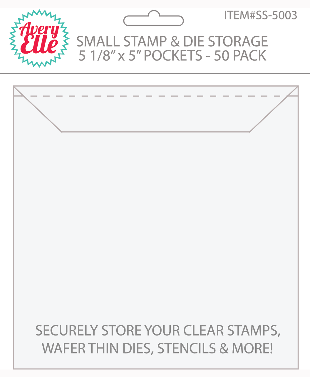 Avery Elle-Stamp & Die Storage Pocket-Small