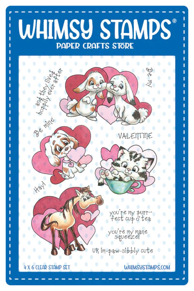 Whimsy Stamps Valentine Pets & Puns