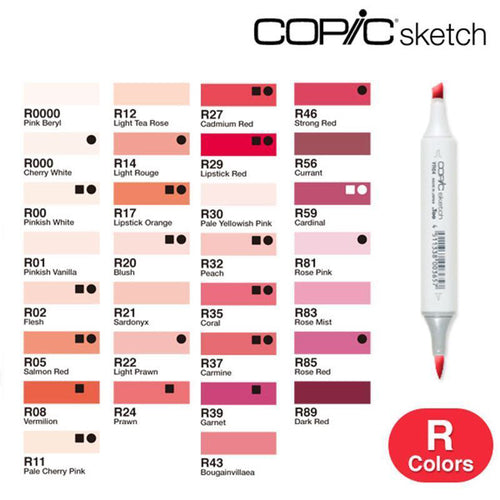 Copic R Series Copic Sketch - R – Artful Angel