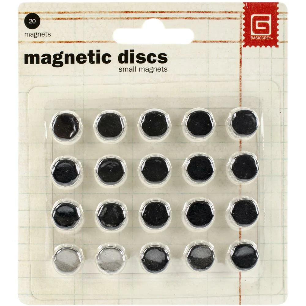 Basic Grey Magnetic Discs